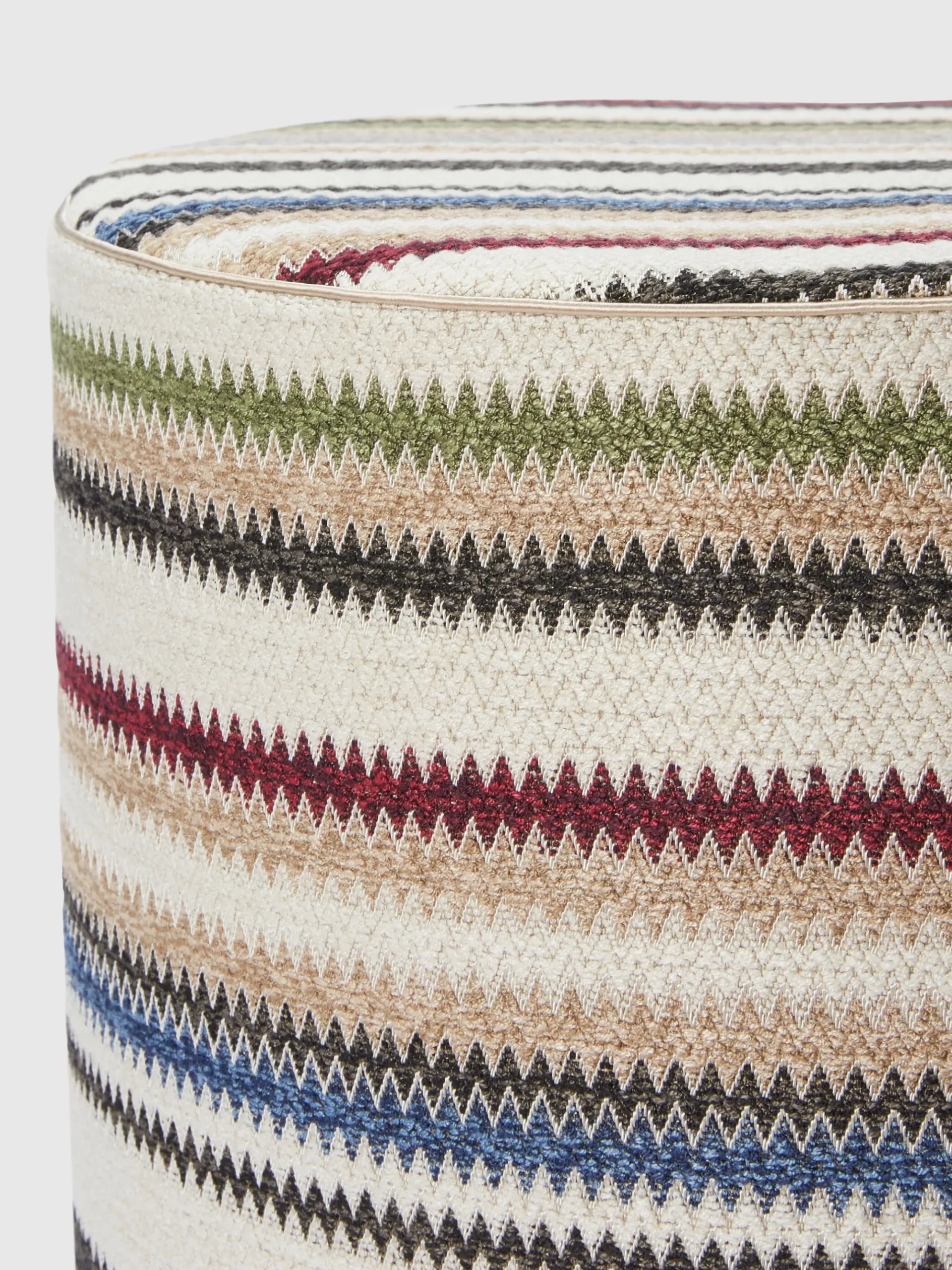 Blurred 40x30 cm cylindrical pouffe