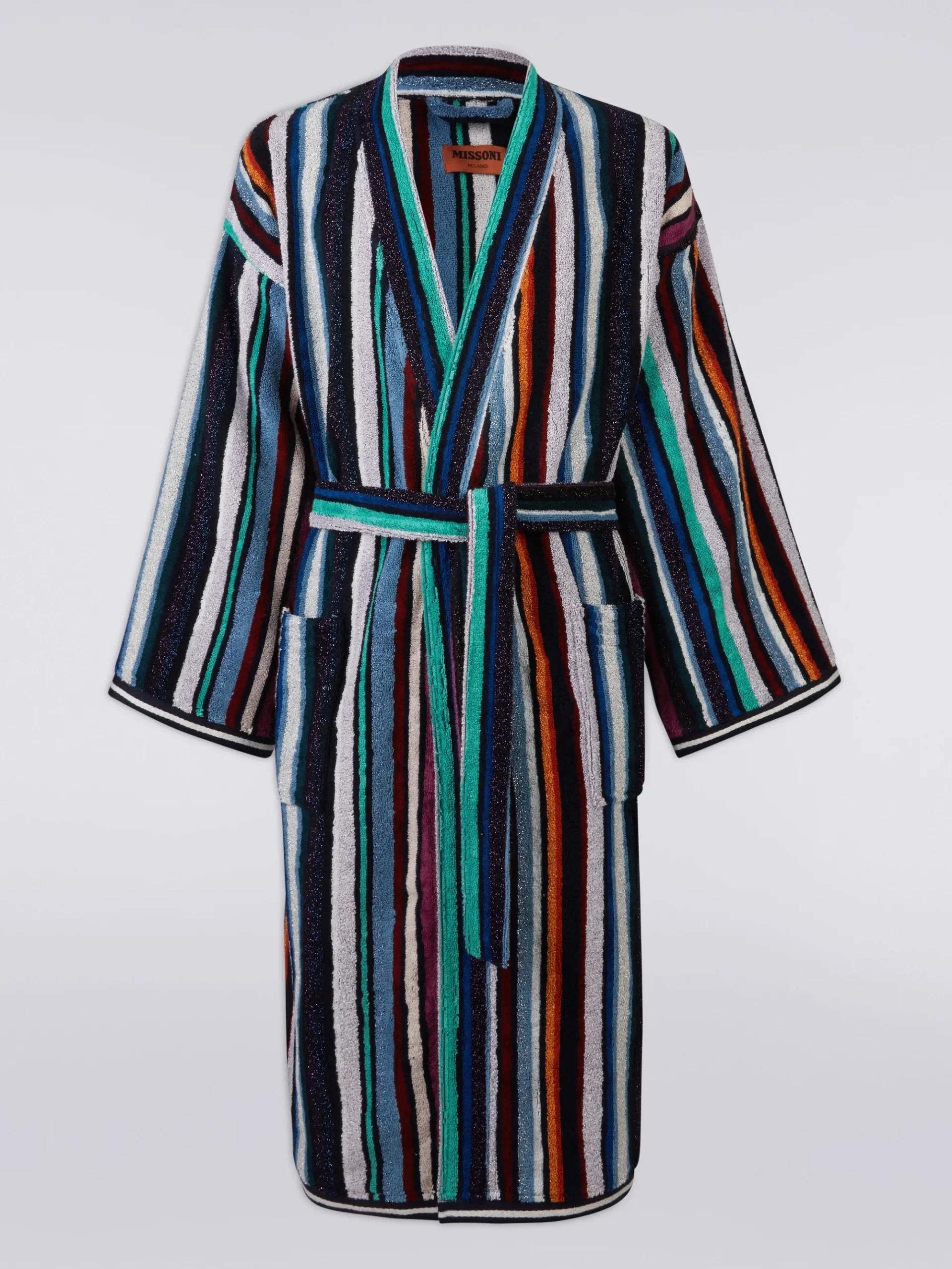 Chandler terry bathrobe with lurex
