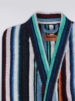 Chandler terry bathrobe with lurex