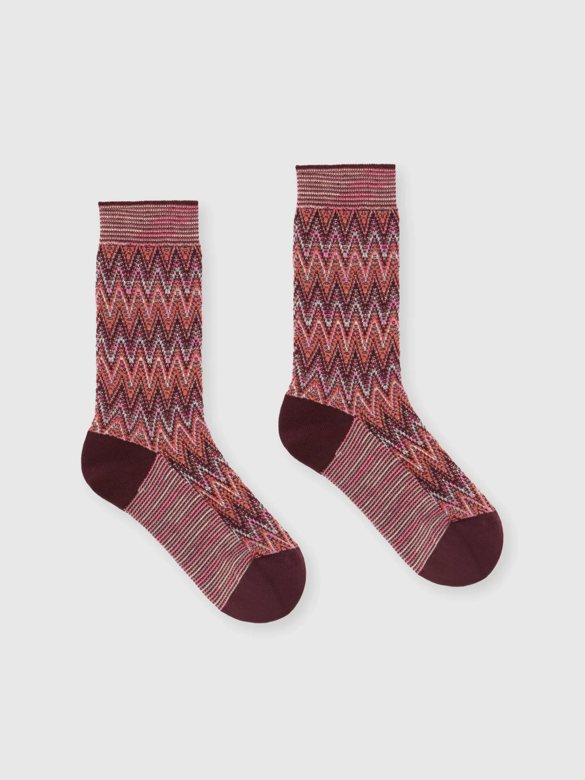 Chevron cotton socks