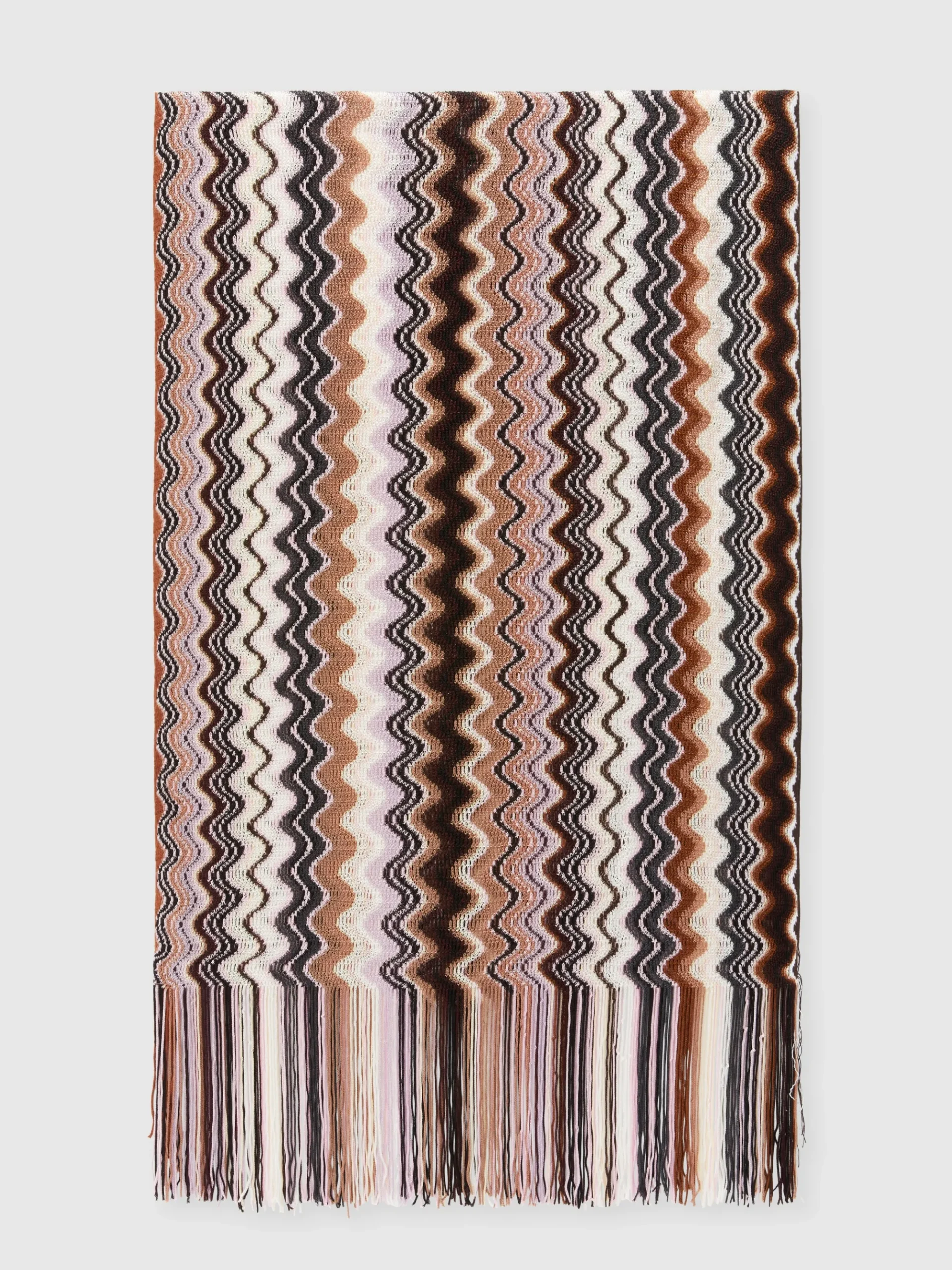 Chevron viscose scarf