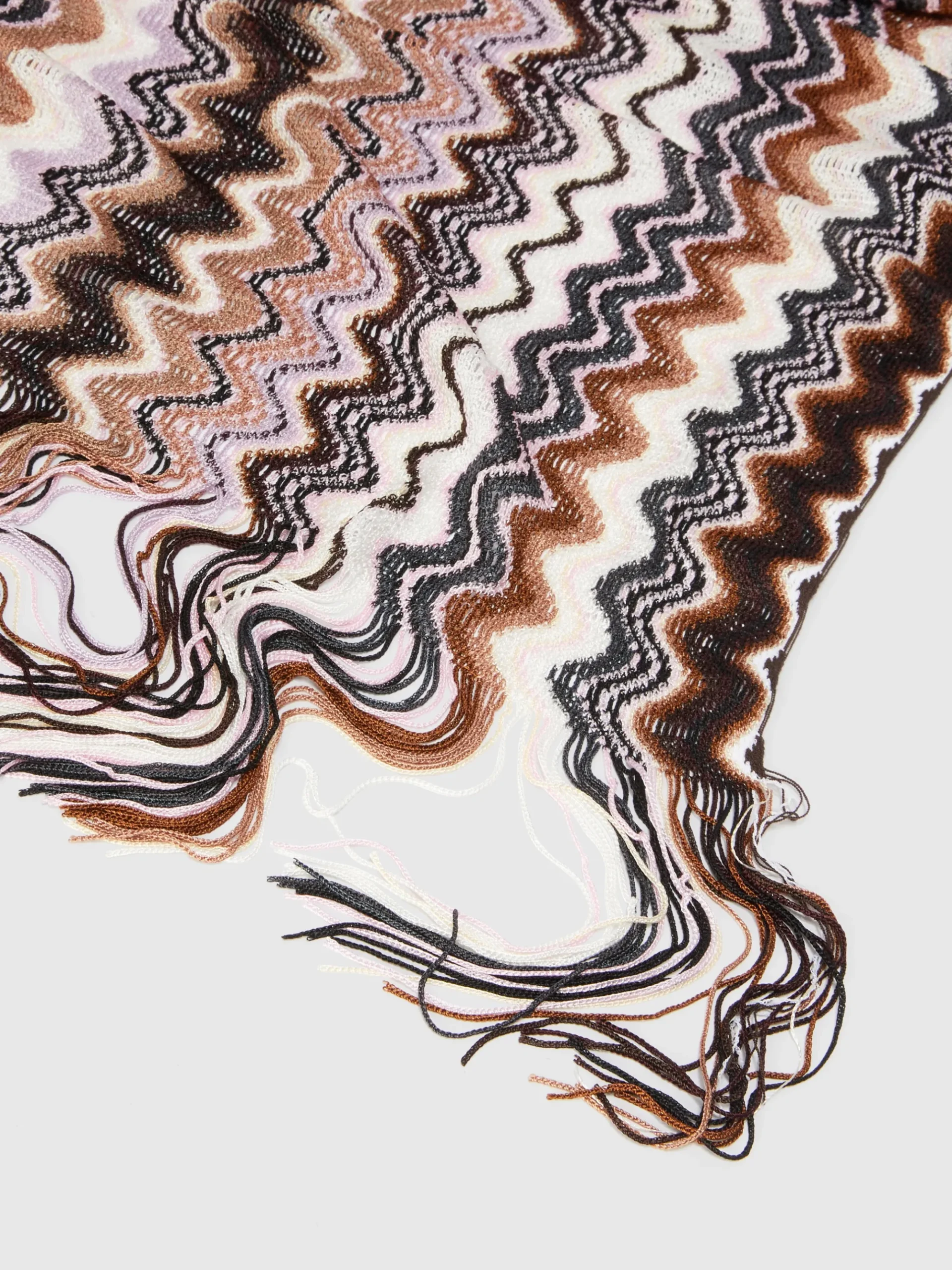 Chevron viscose scarf