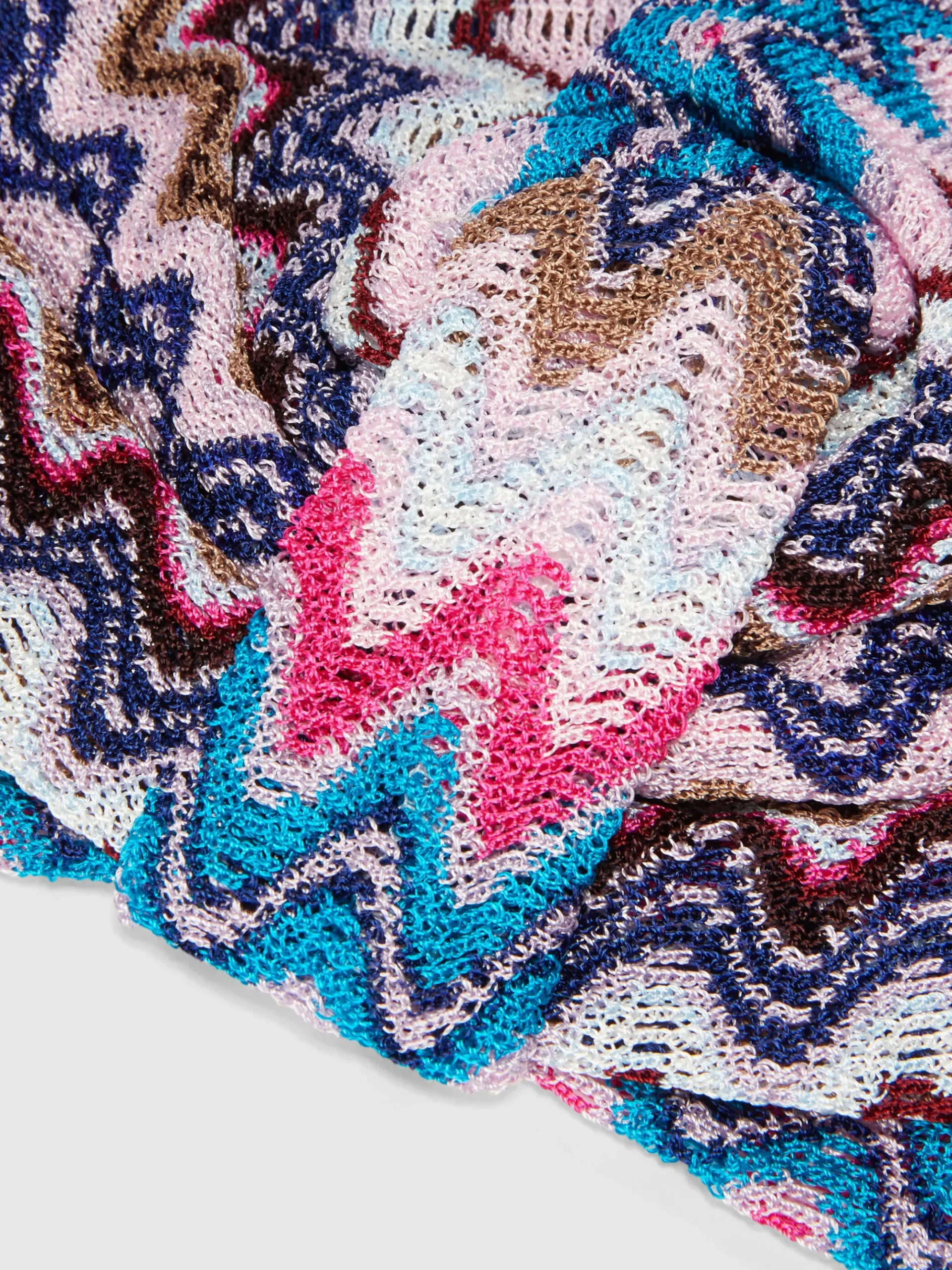 Chevron viscose turban