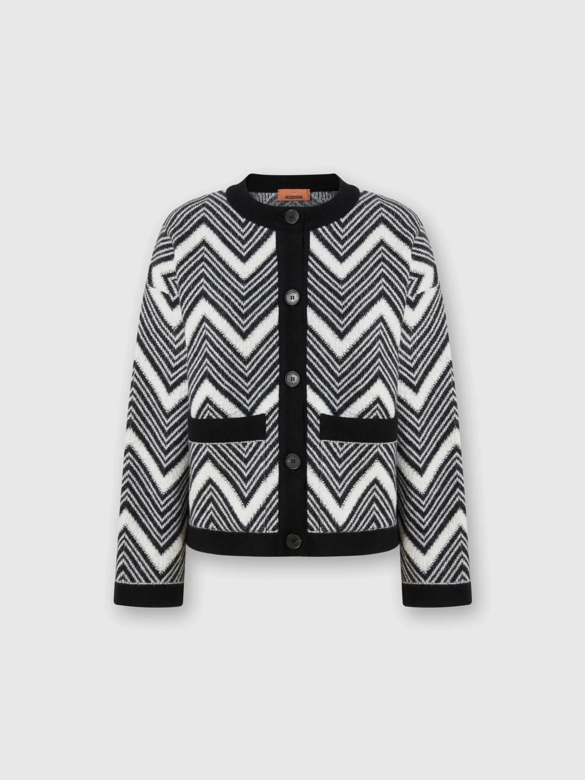Chevron wool jacket