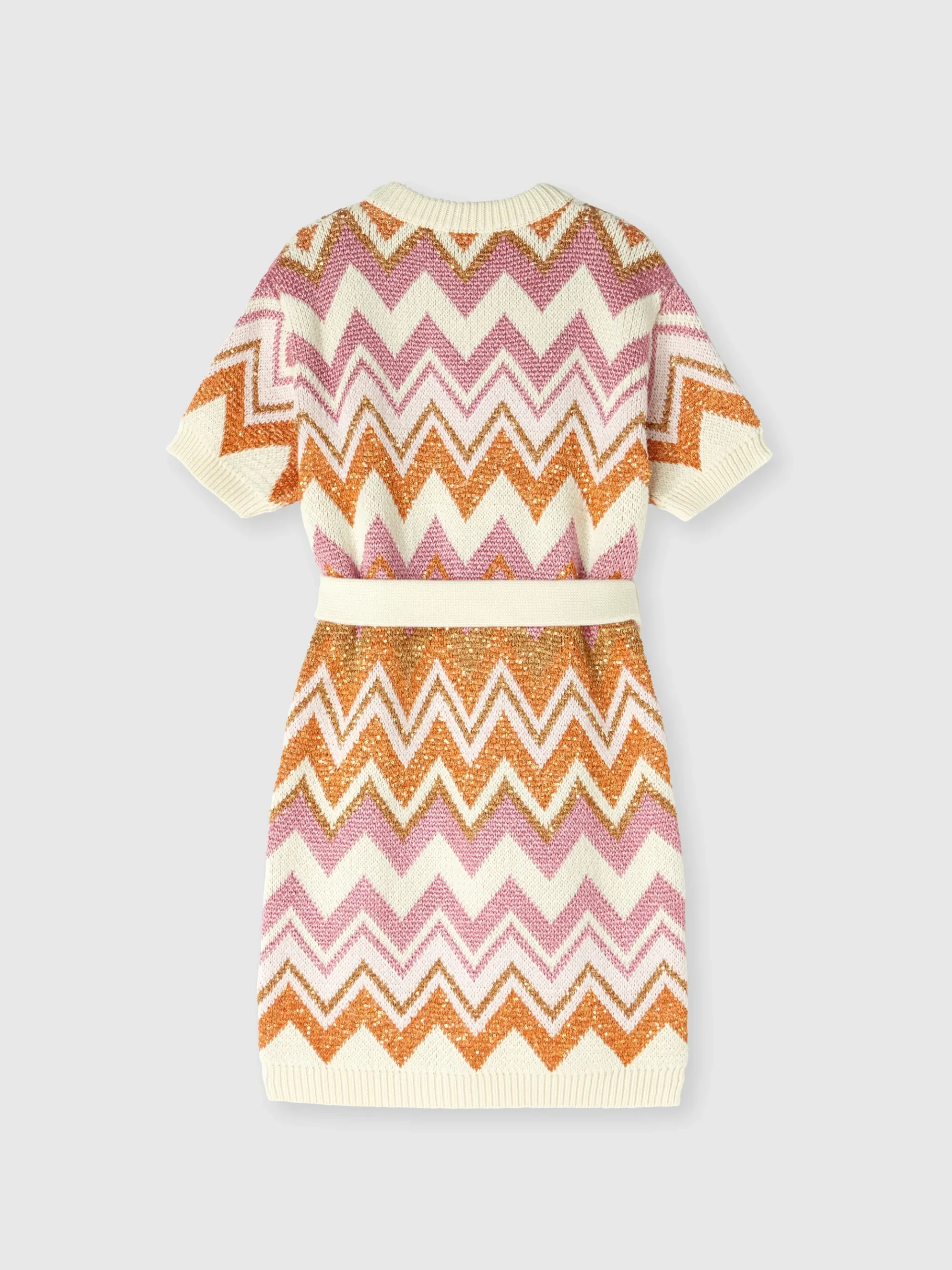 Cotton and cashmere lamé blend dress