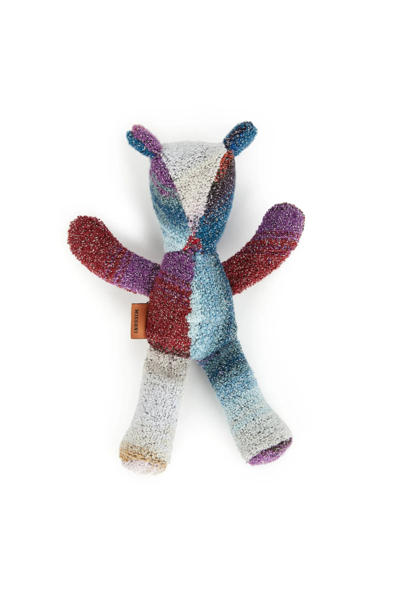 Cotton And Lurex Brown Bear Puppet