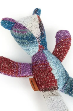 Cotton And Lurex Brown Bear Puppet