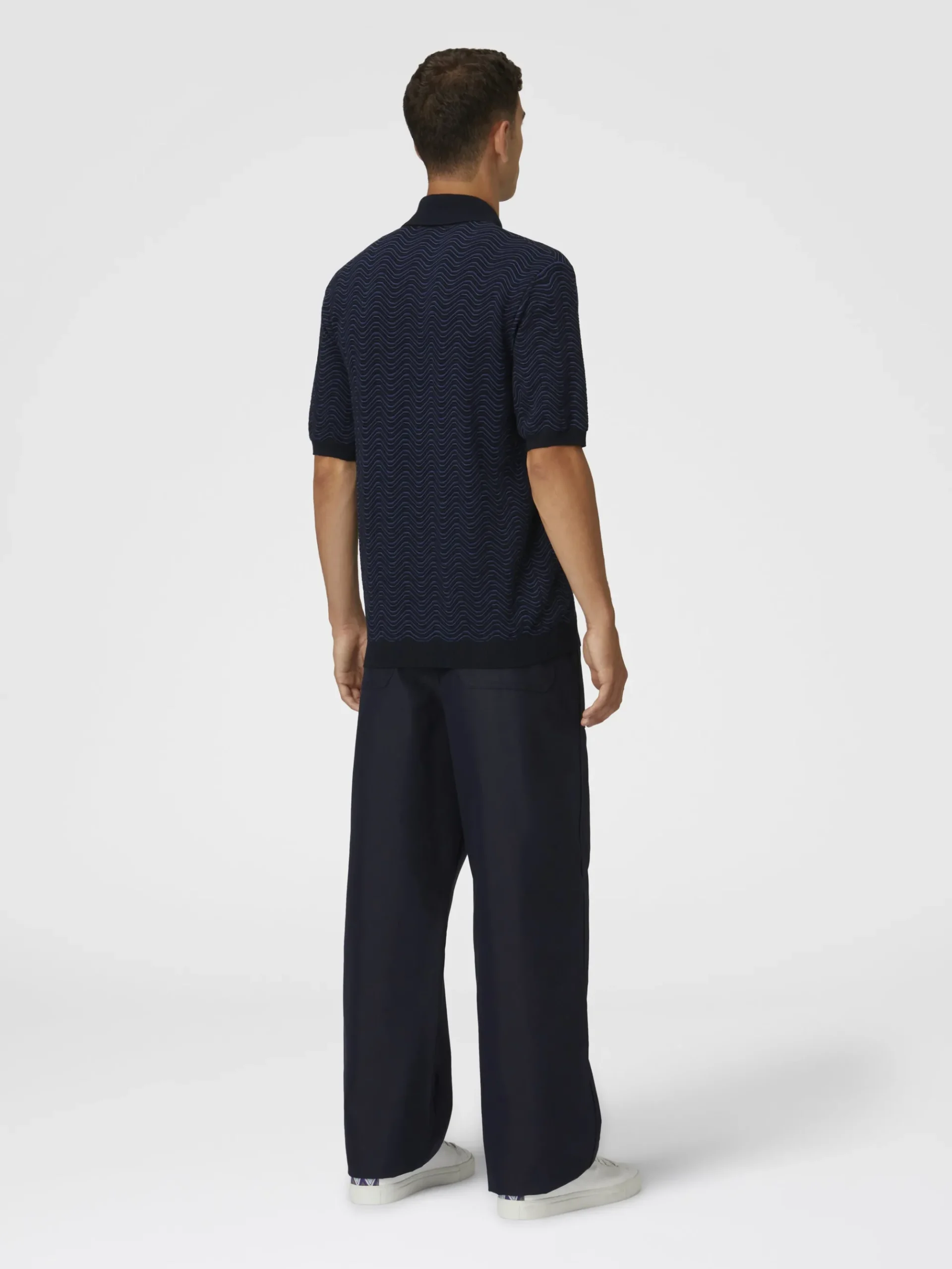 Cotton-blend drill cargo pants