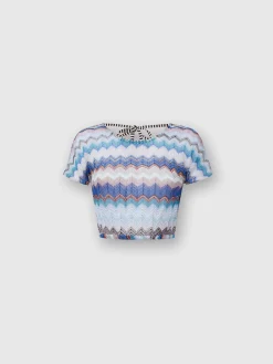 Crochet crop top with open back