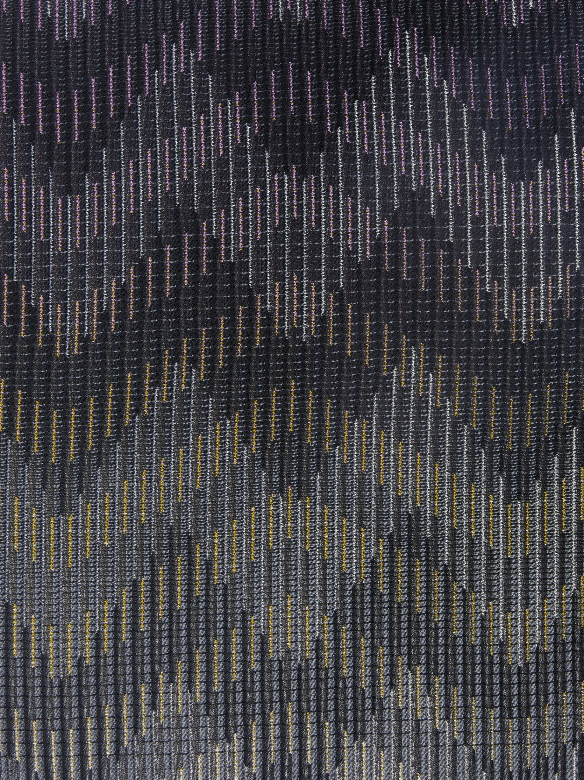 Dinamico cylindrical pouffe 40x30 cm with zigzag pattern