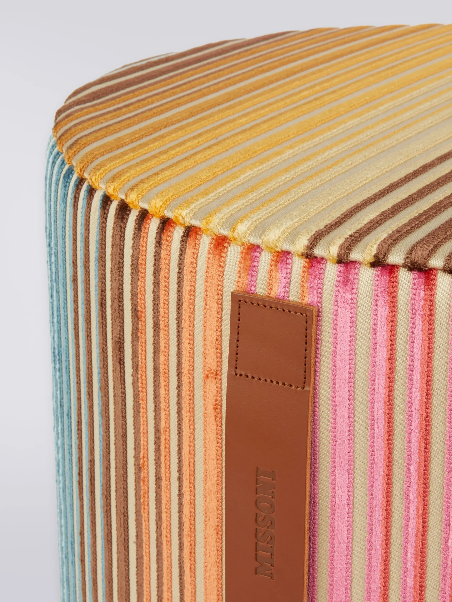 Jacaranda Cylinder Pouf 40X30