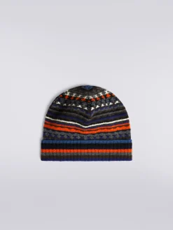 Jacquard wool beanie