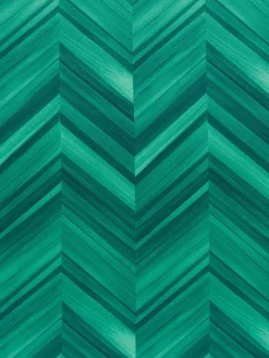 Layers 40x40x40 cm footstool cube in chevron cotton sateen