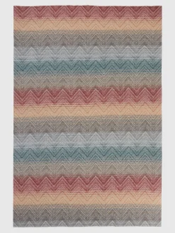 Marea 130x190 cm wool plaid blanket with chevron pattern