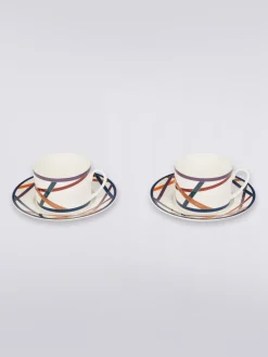 Nastri Set of 2 tea cups & saucers