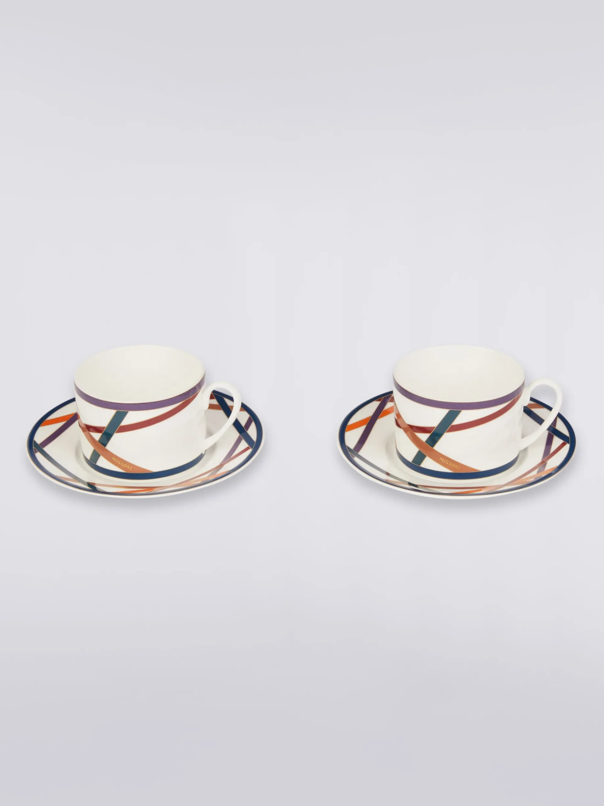 Nastri Set of 2 tea cups & saucers