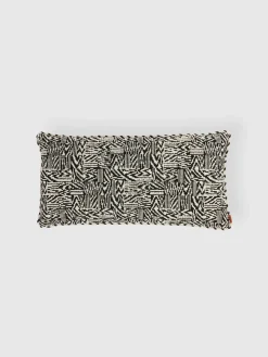 Noise 30x60 cm cushion with bouclé work