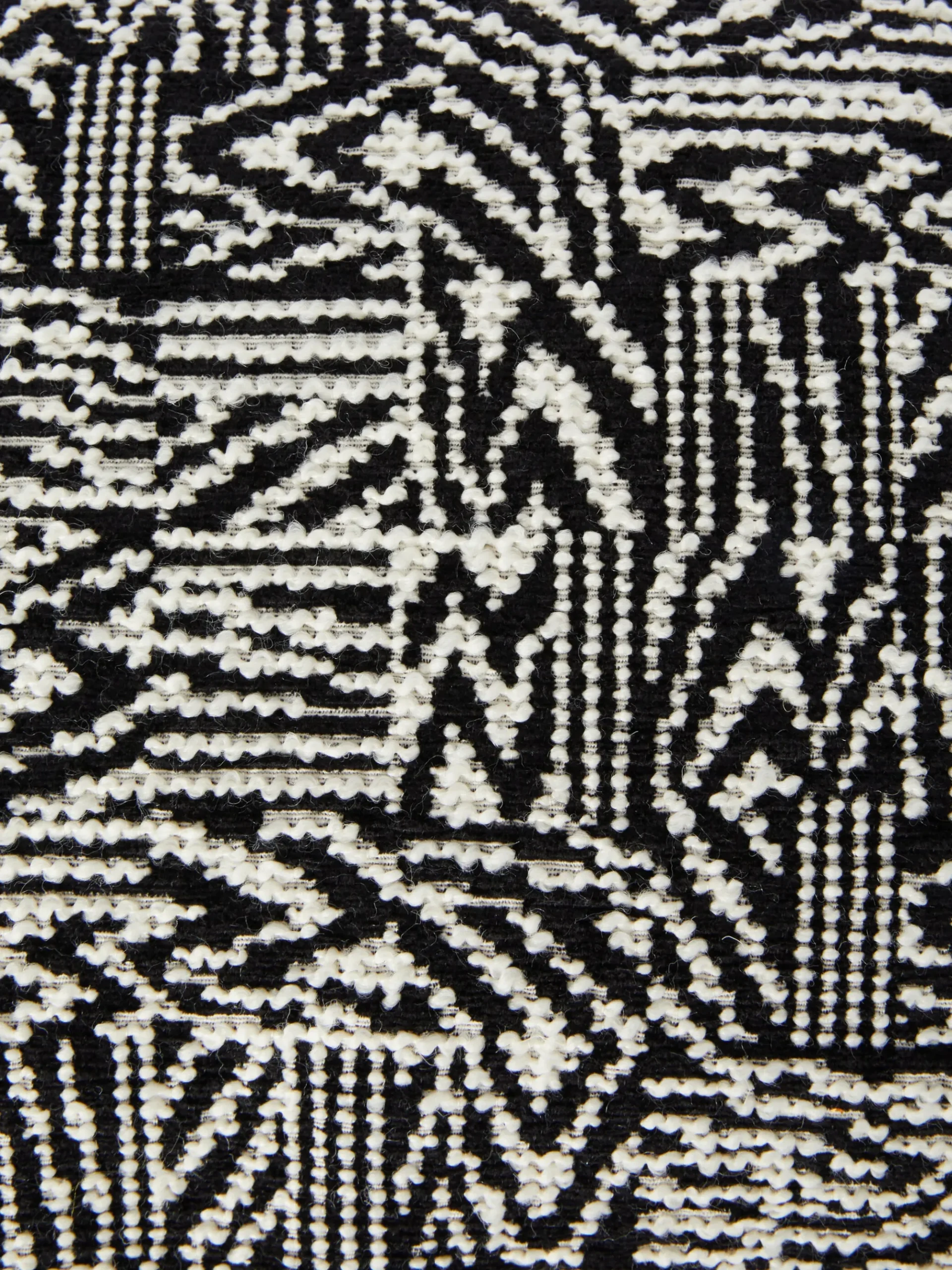 Noise 30x60 cm cushion with bouclé work