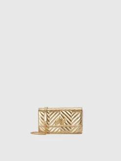 On-chain wallet in zig zag leather