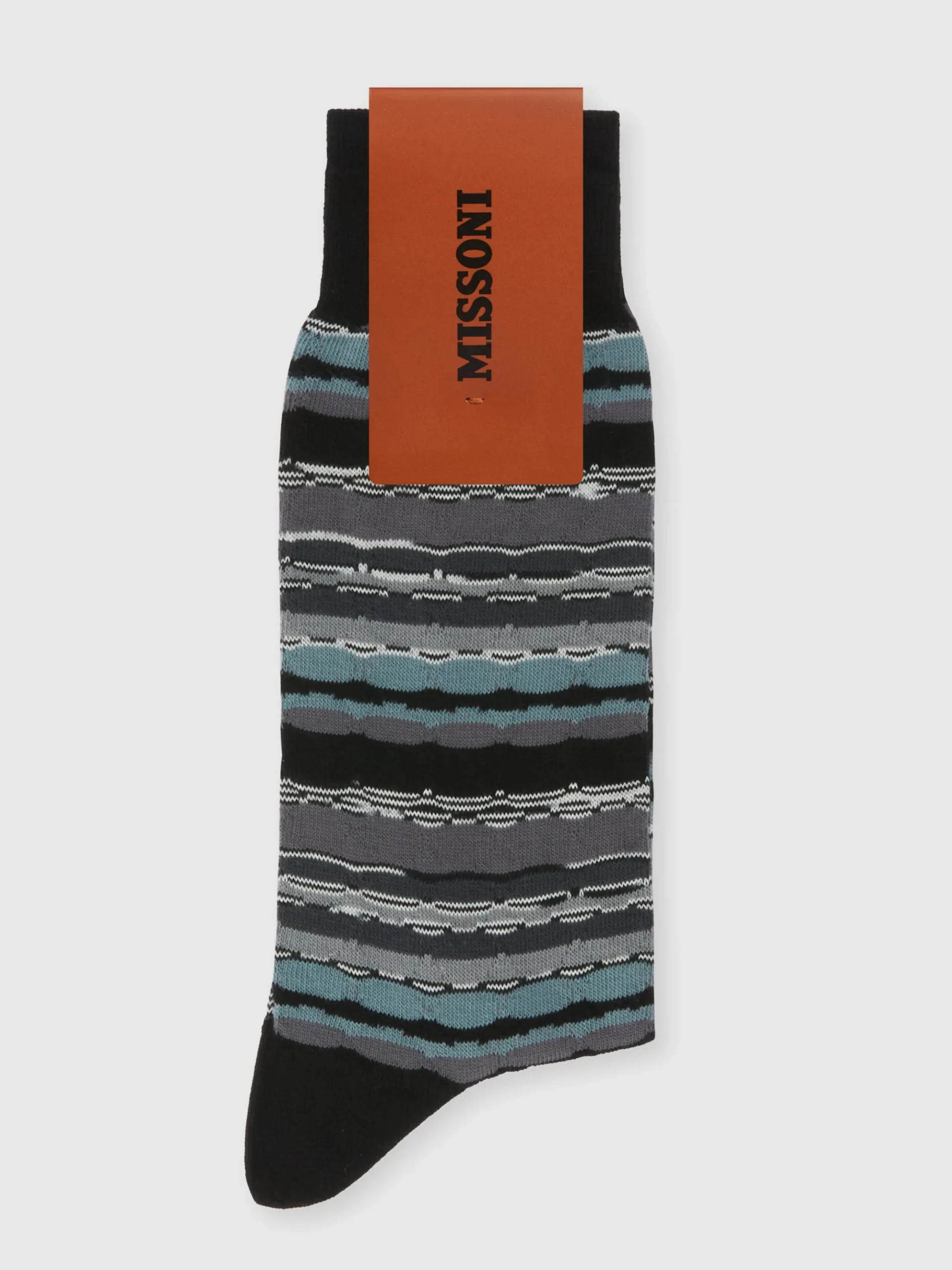 Patterned cotton blend socks