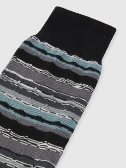 Patterned cotton blend socks