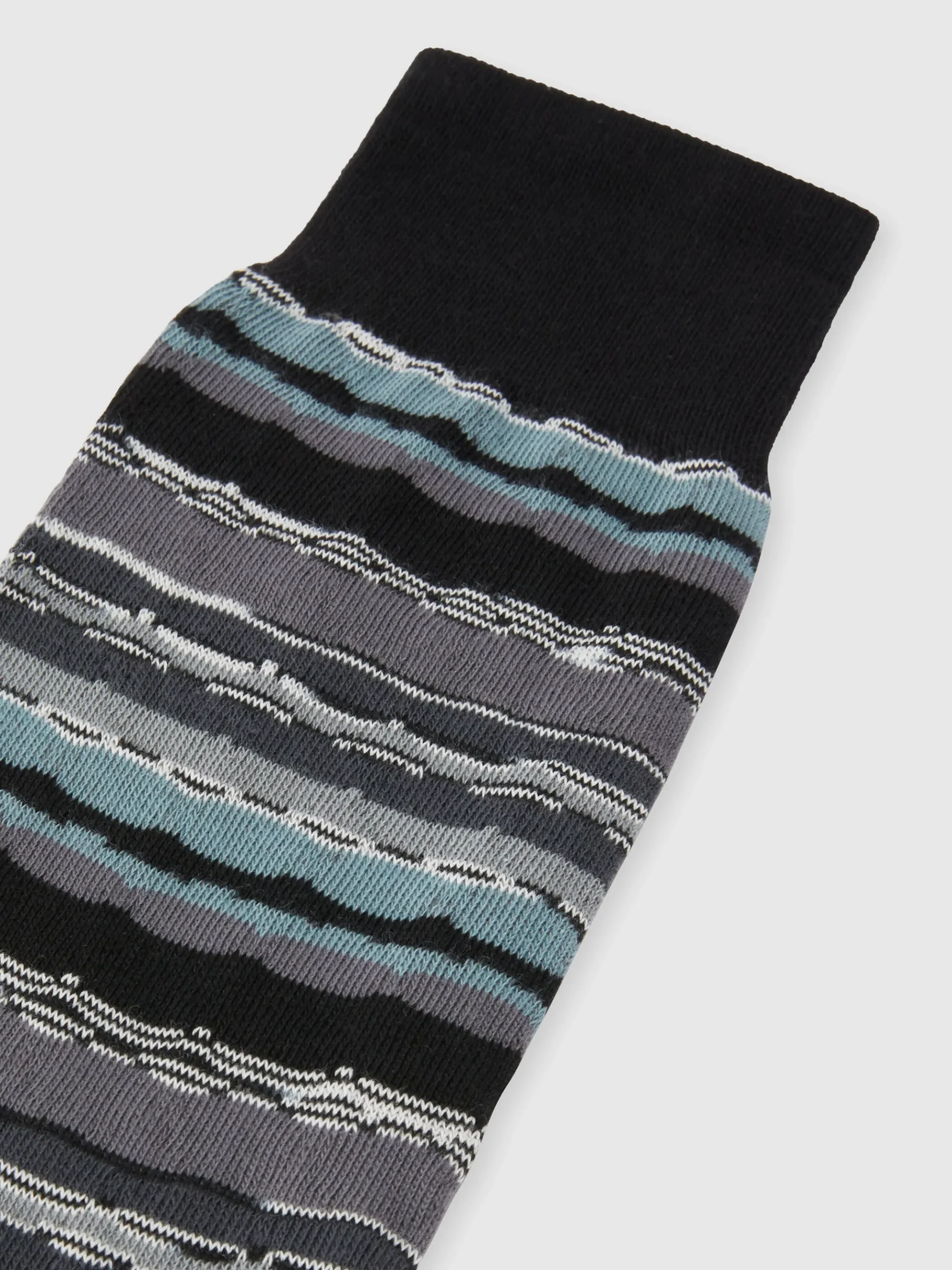 Patterned cotton blend socks