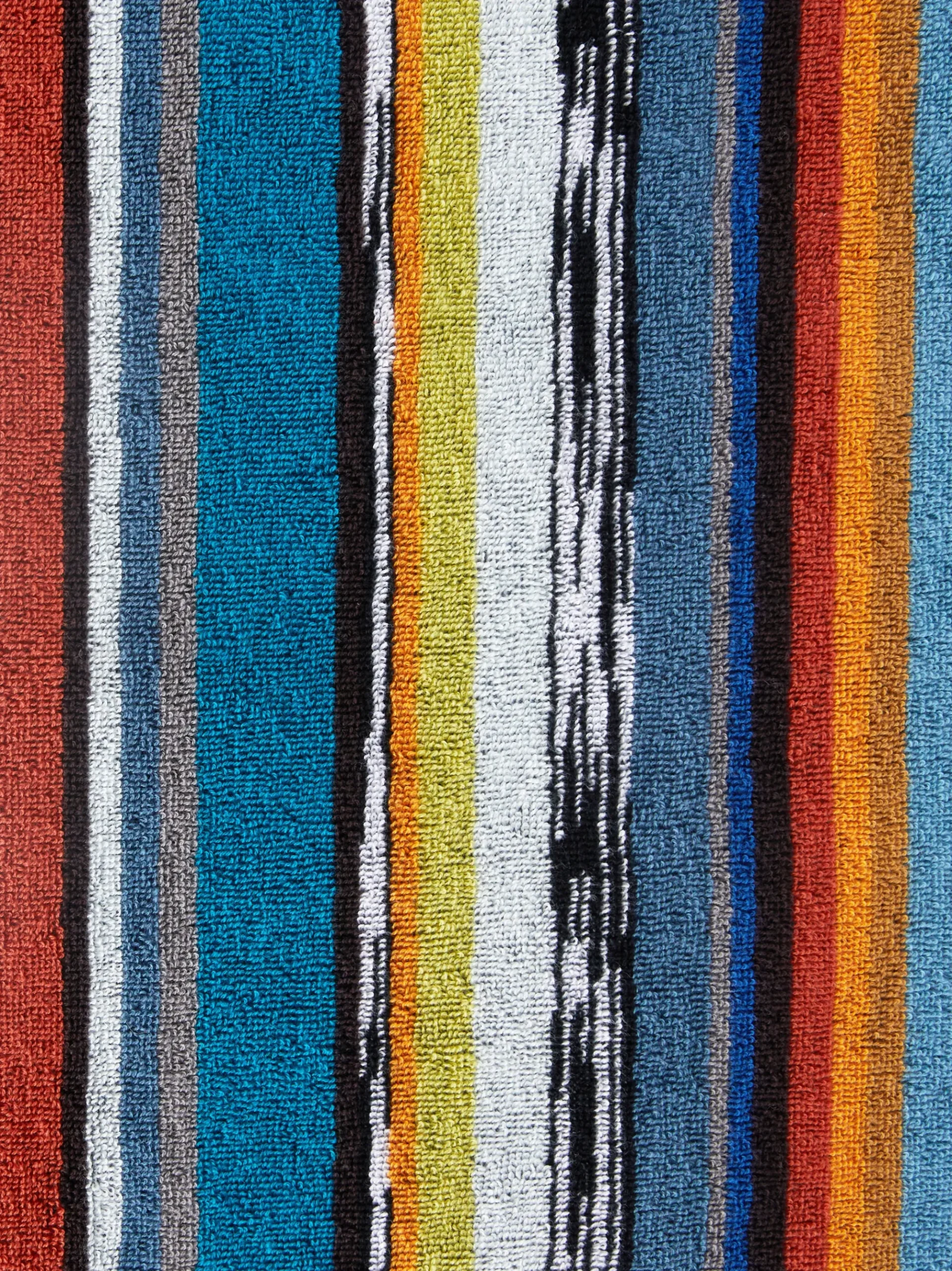2-piece Wooden bath towel set in cotton terry