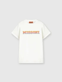 Pure cotton crewneck T-shirt