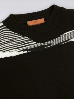 Pure virgin wool crew-neck sweater