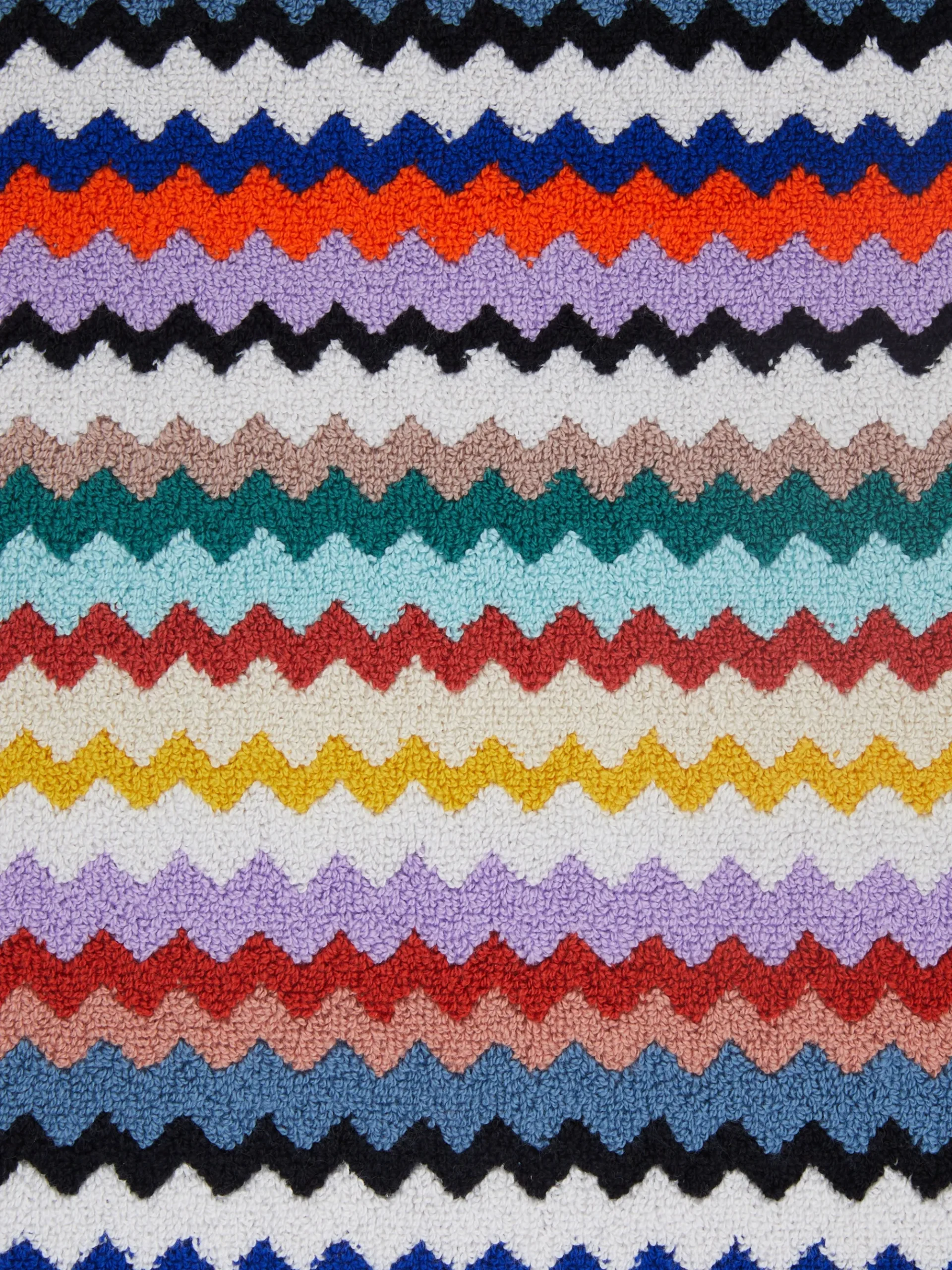 Riverbero 60x90 cm cotton zigzag bath mat