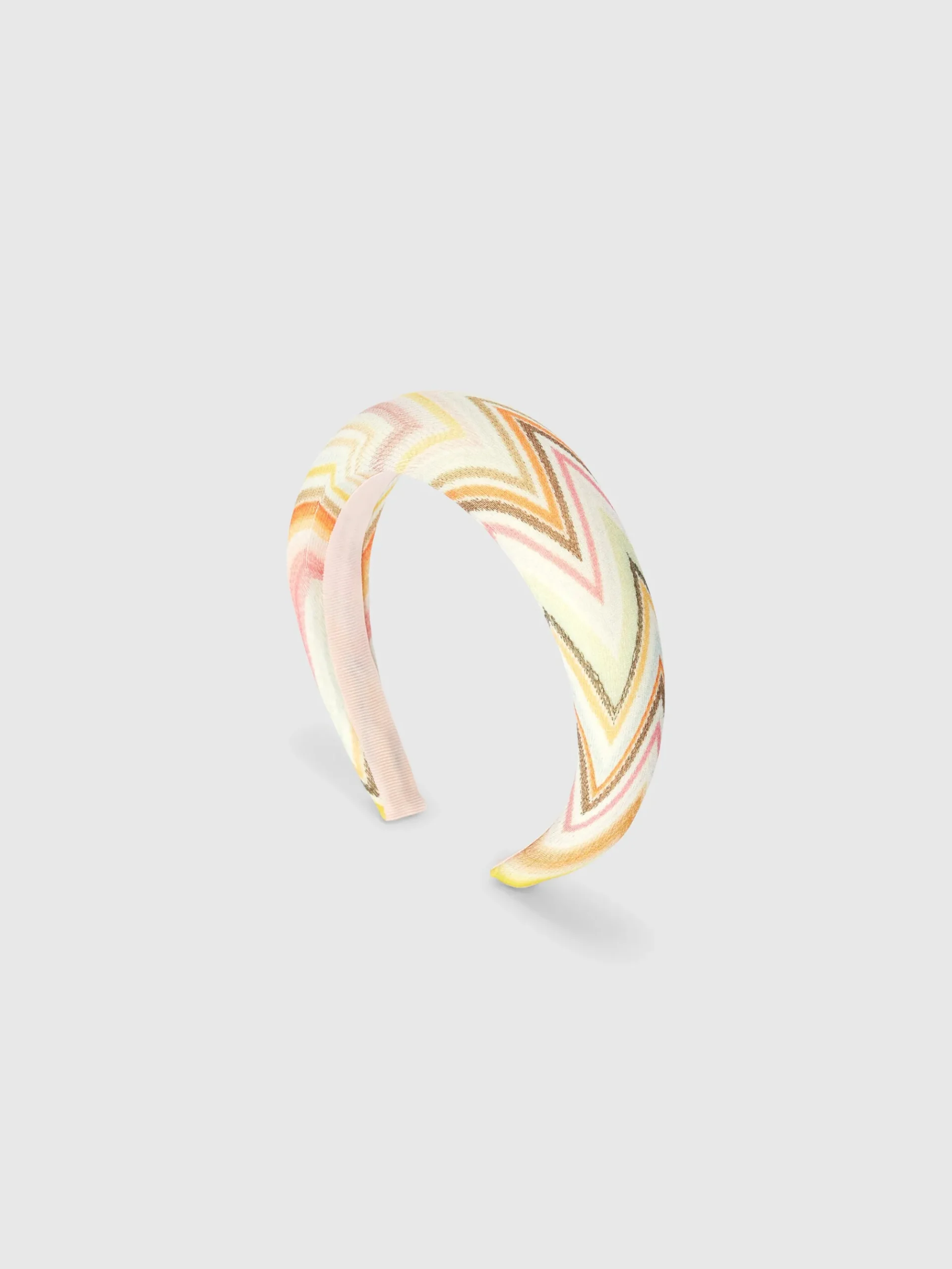 Rounded zig zag cotton headband