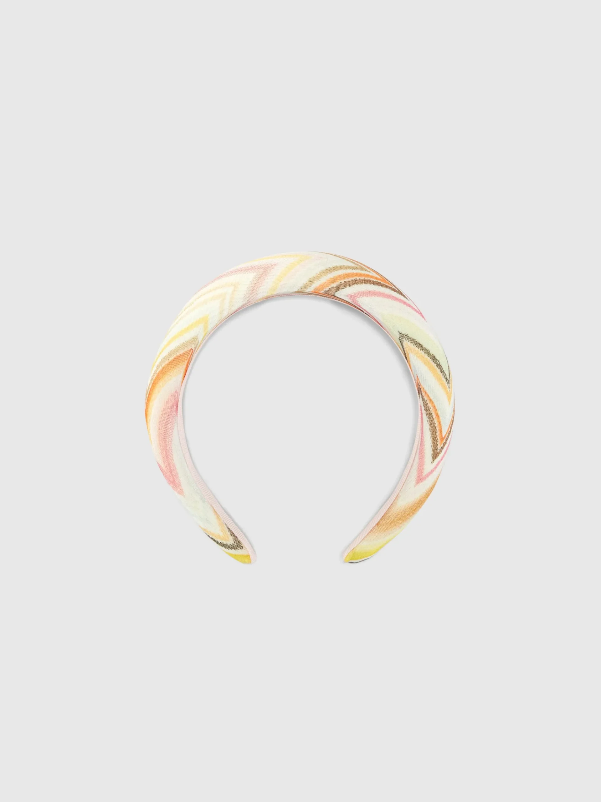 Rounded zig zag cotton headband