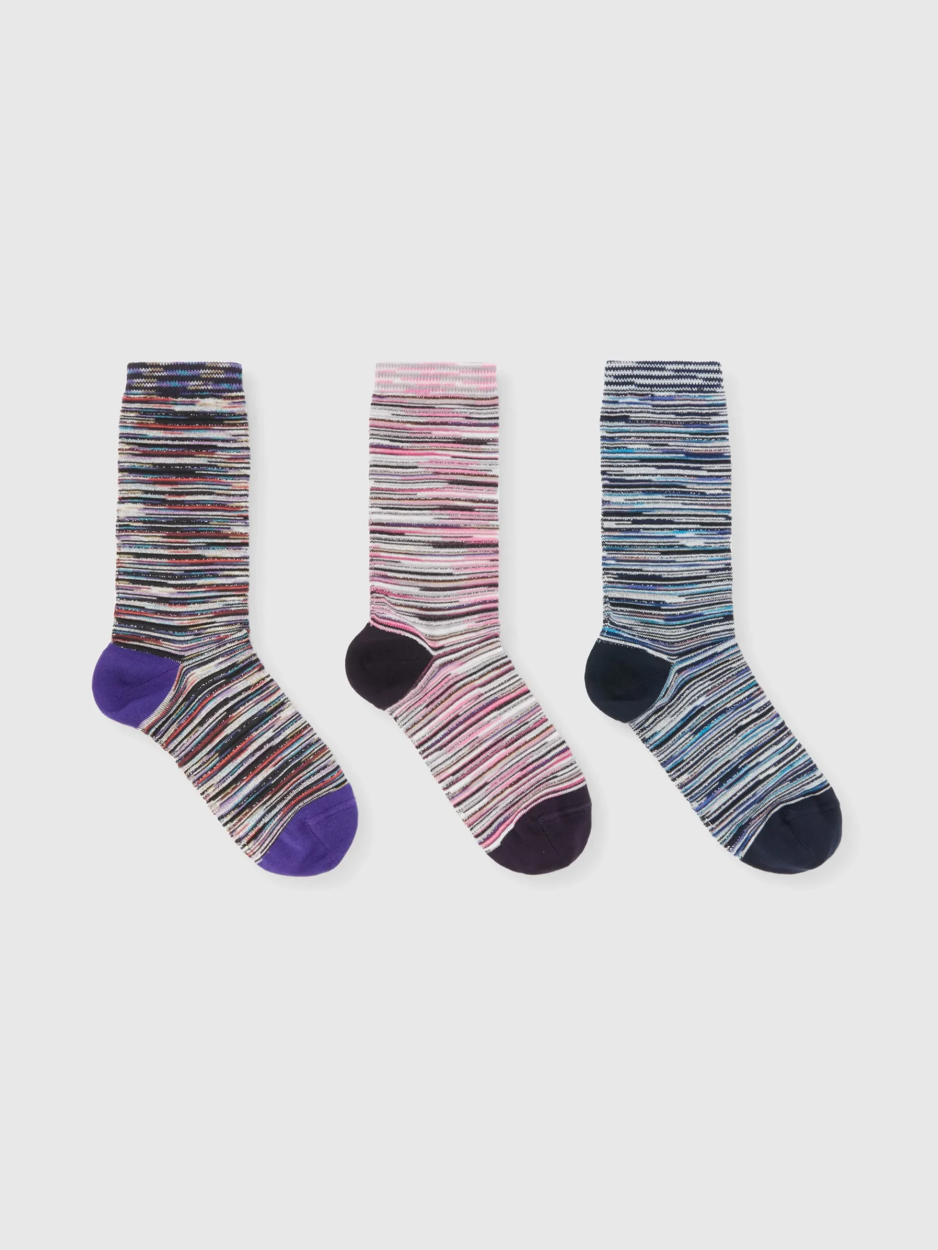 Set of 3 slub socks