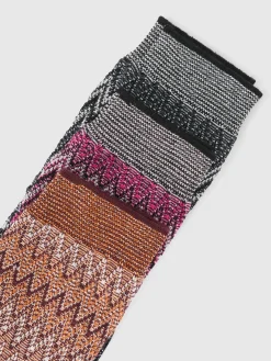 Set of 3 zig zag socks