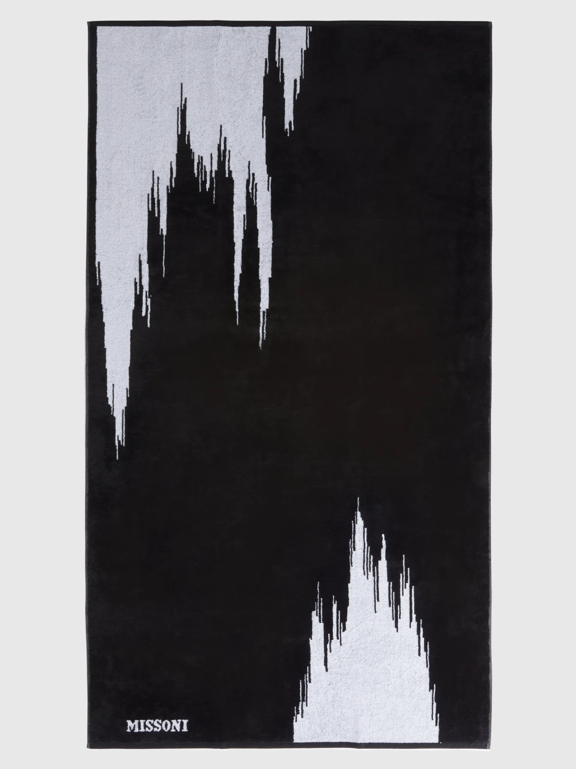 Skunk 180x100 cm slub cotton terry beach towel