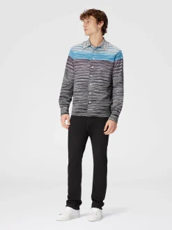 Slub cotton jersey shirt