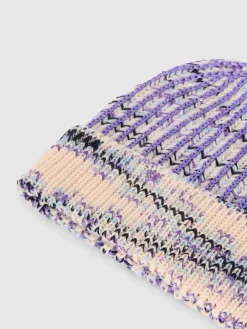 Slub wool blend beanie