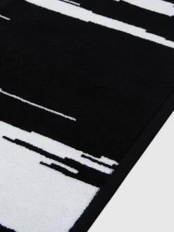 Slub 60x90 cm bath mat in slub cotton