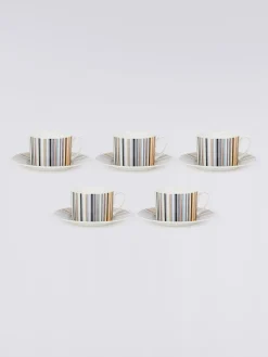 Stripes Jenkins Set of 6 tea cups & saucers