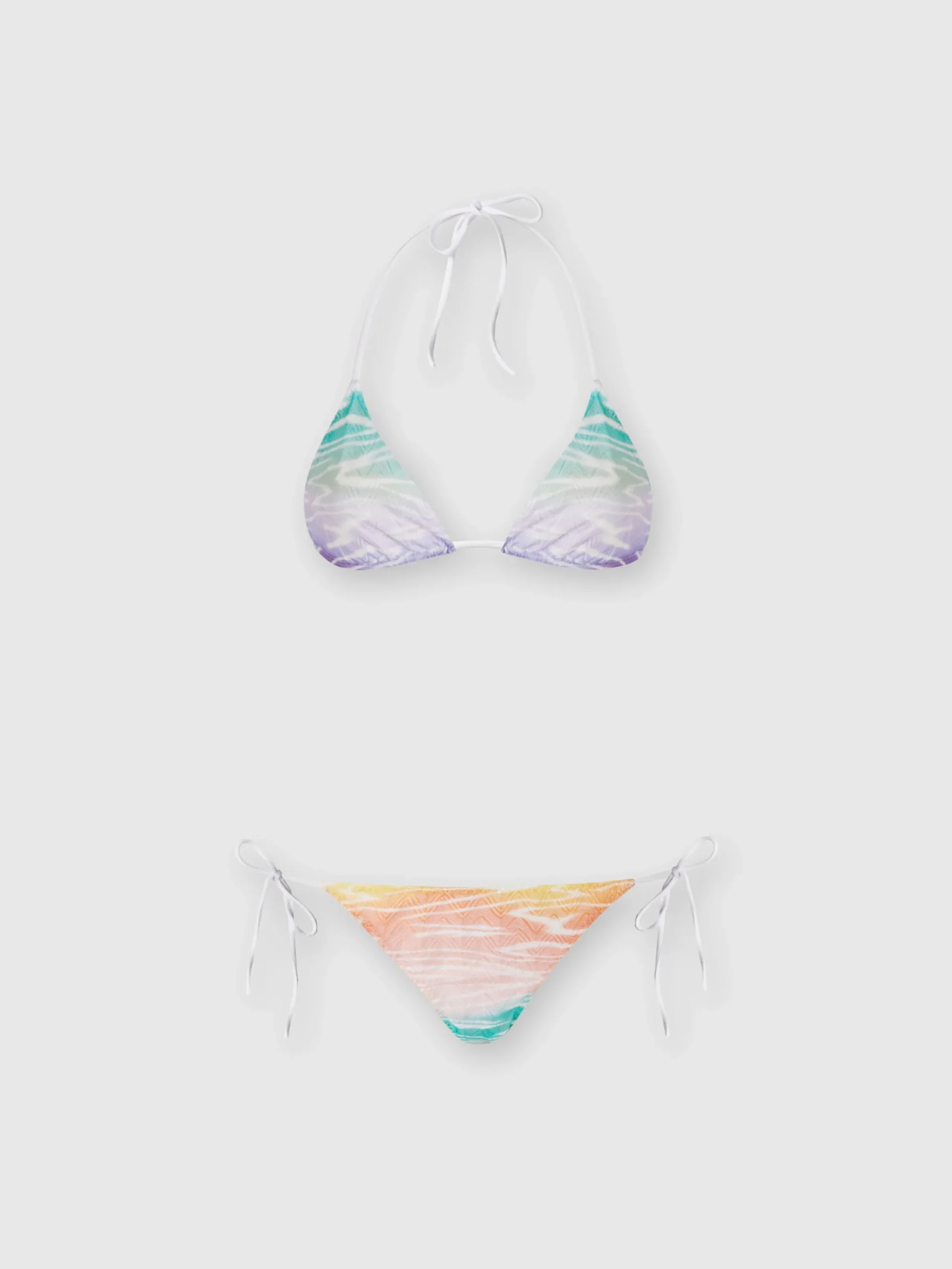 Tie-dye print bikini