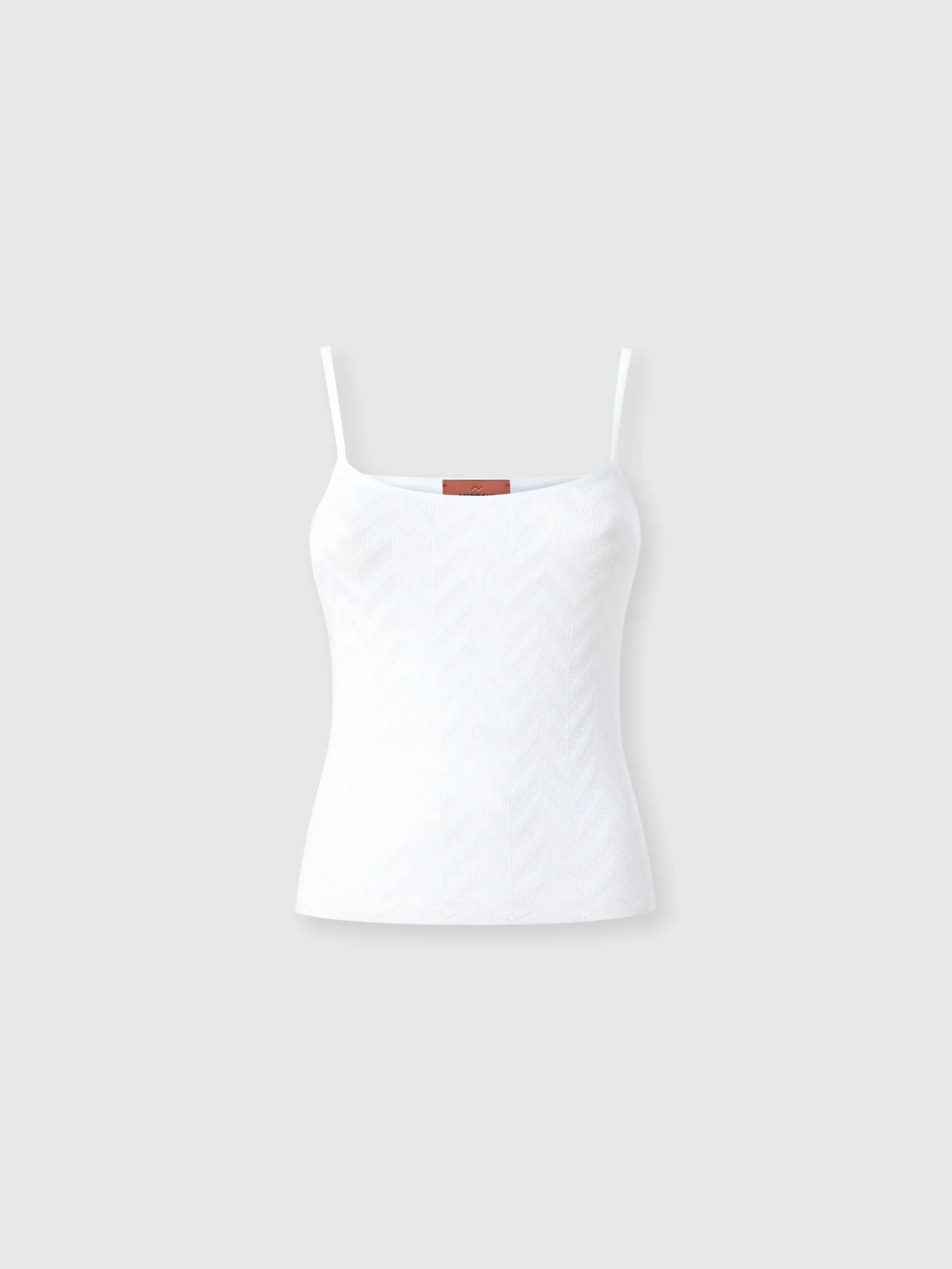 Tonal chevron tank top
