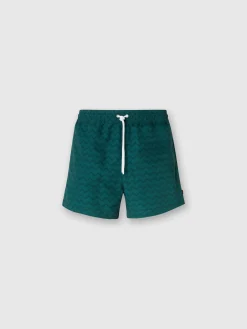 Tonal zigzag swim trunks