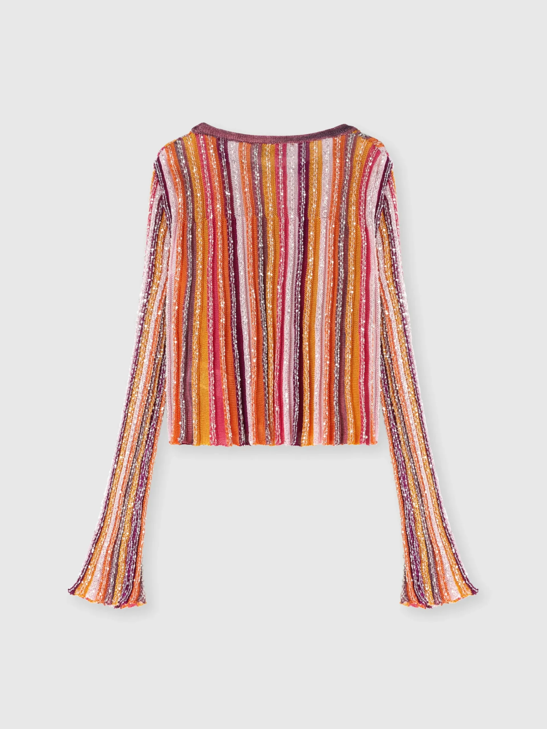 Viscose blend crewneck pullover