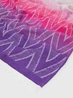 Wool stole with fringes