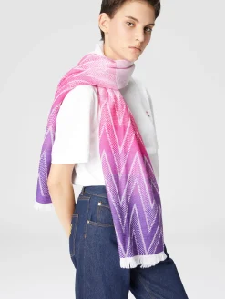 Wool stole with fringes