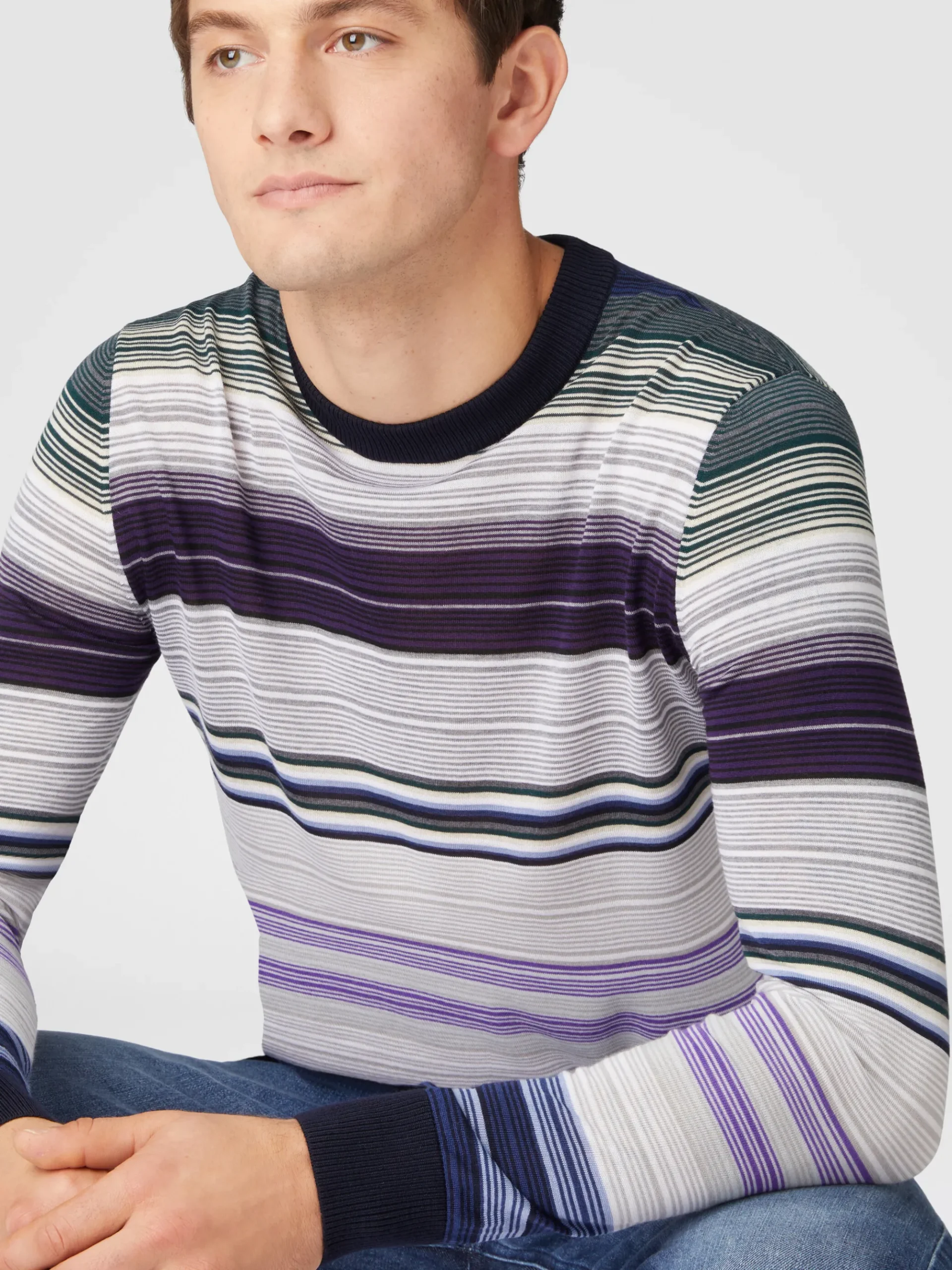 Wool turtleneck sweater