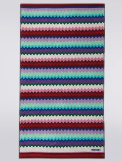 100x180 cm Chantal chevron cotton terry beach towel