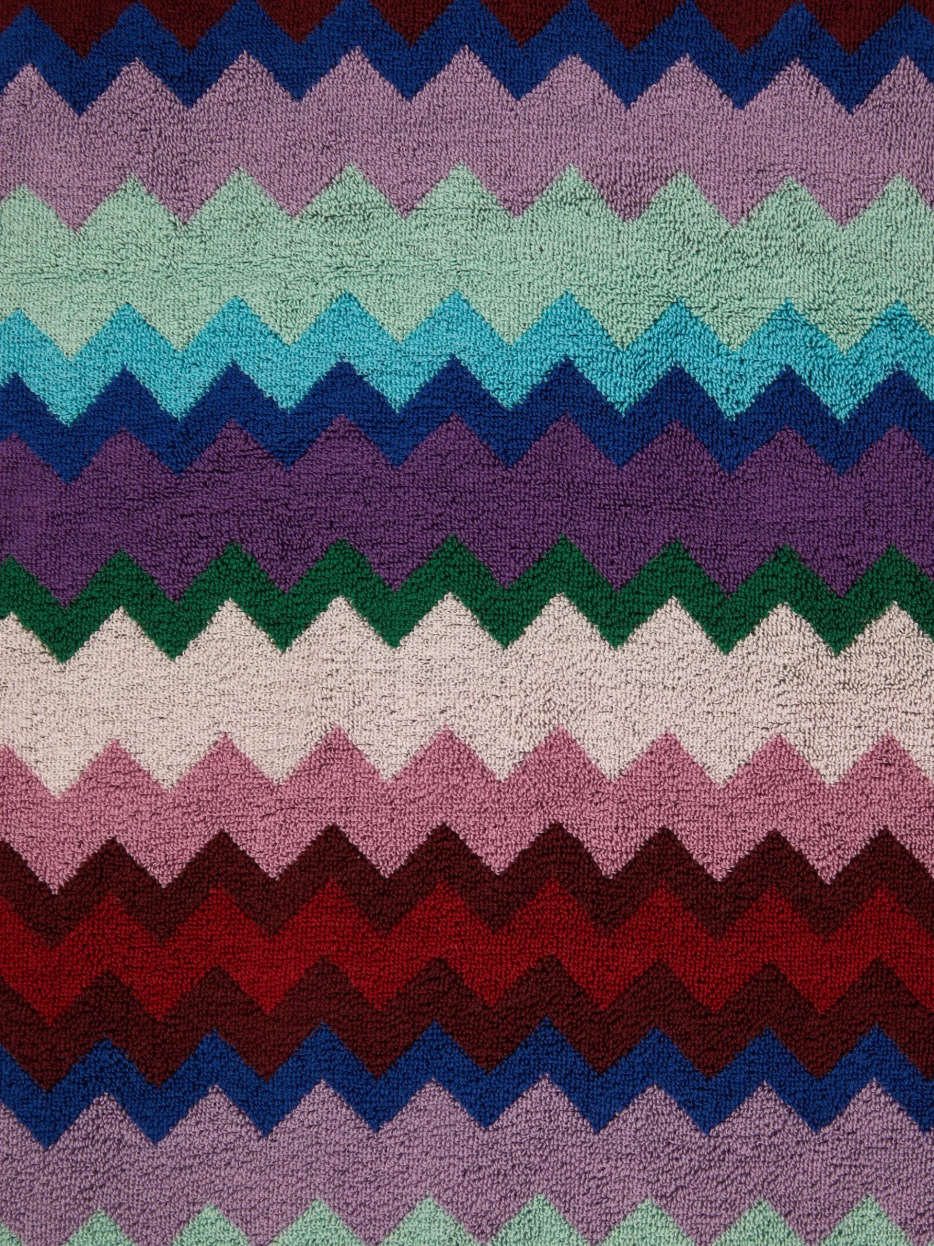 100x180 cm Chantal chevron cotton terry beach towel