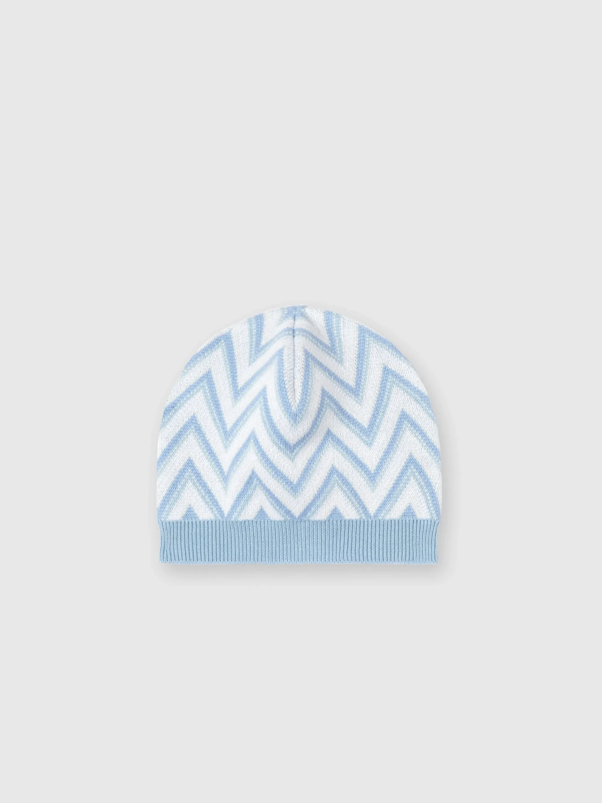 Zig zag cotton and cashmere romper