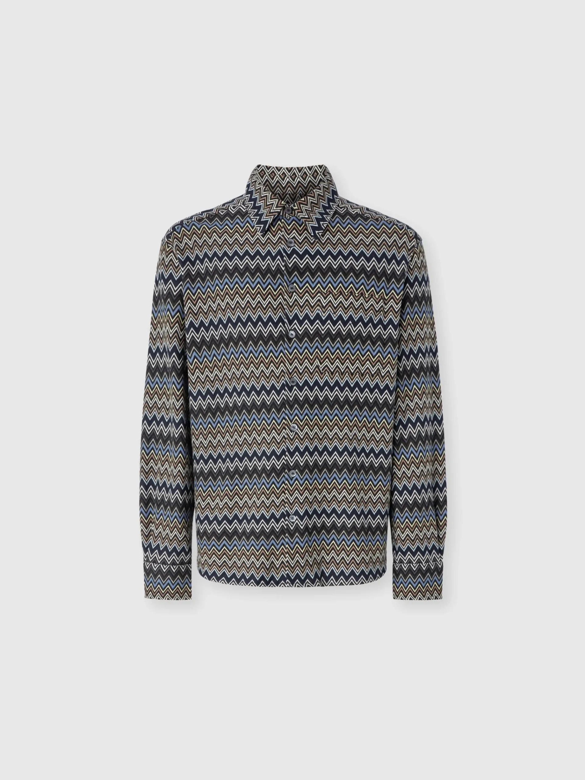 Zig zag cotton shirt
